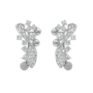 Lucio Round Diamond Stud Earrings